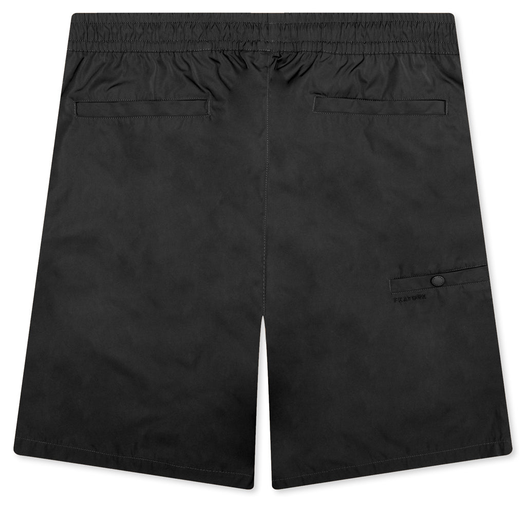 Andre Nylon Short - Black