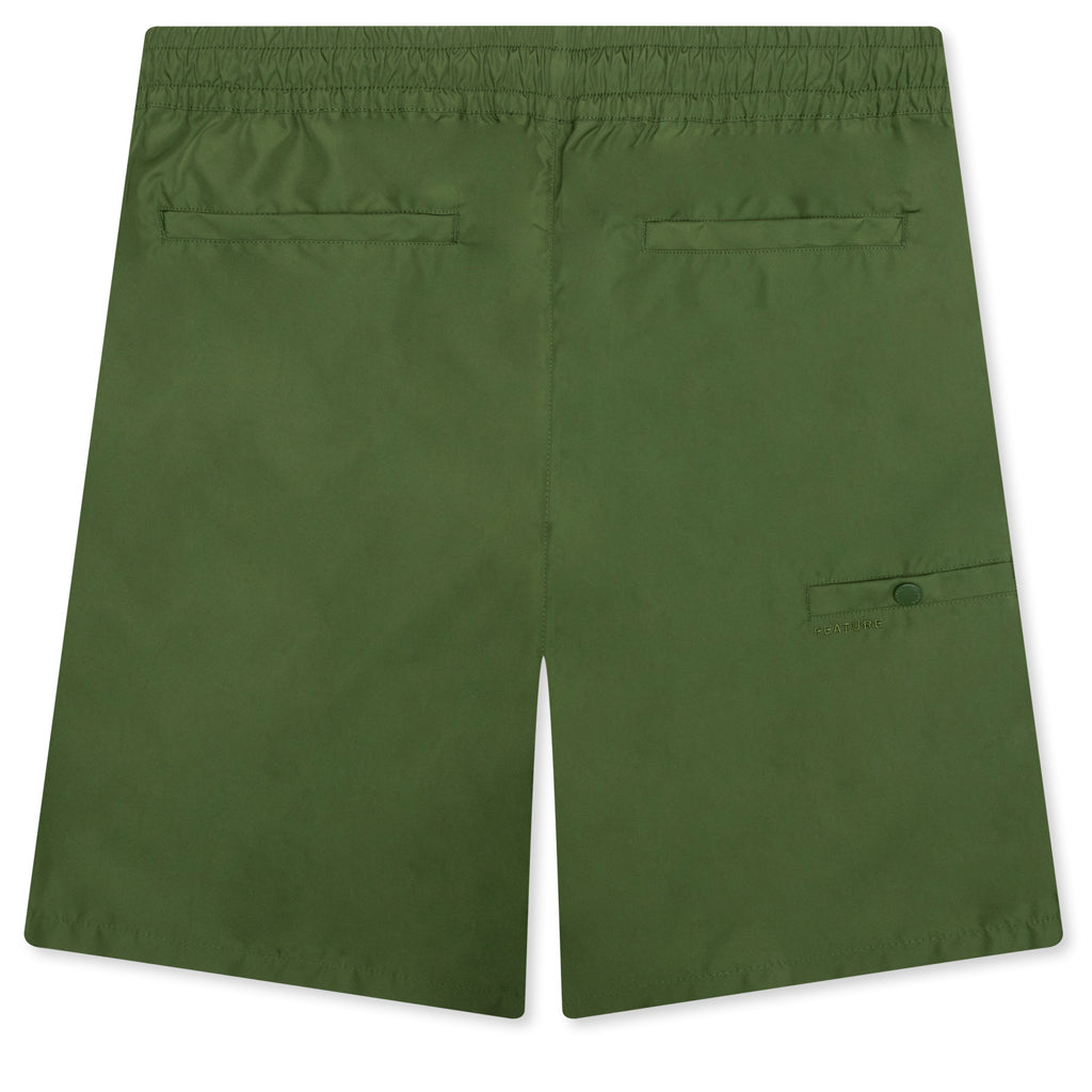 Andre Nylon Short - Olive