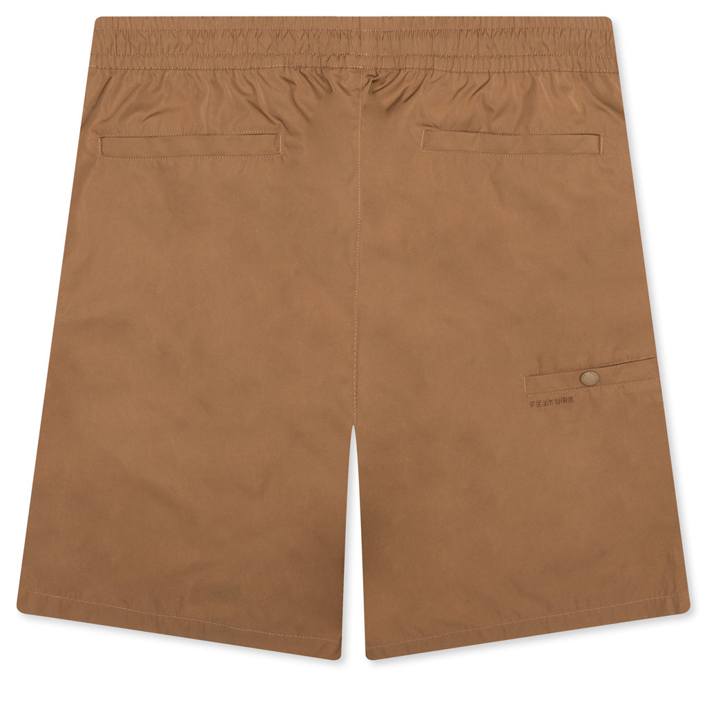 Andre Nylon Short - Tan