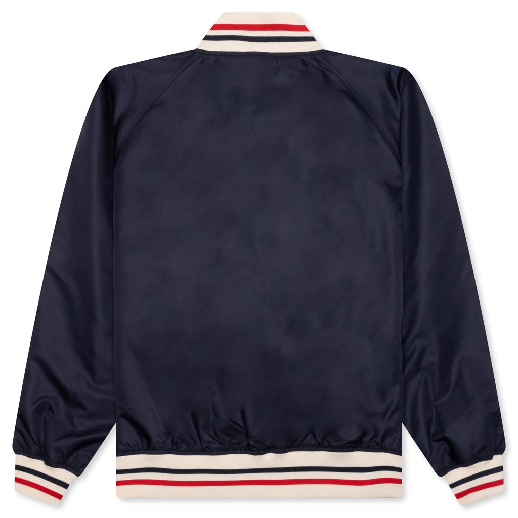 Nylon Stadium Jacket - Navy