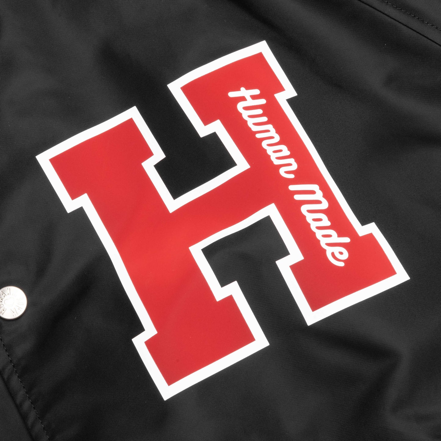 Nylon Stadium Jacket - Black