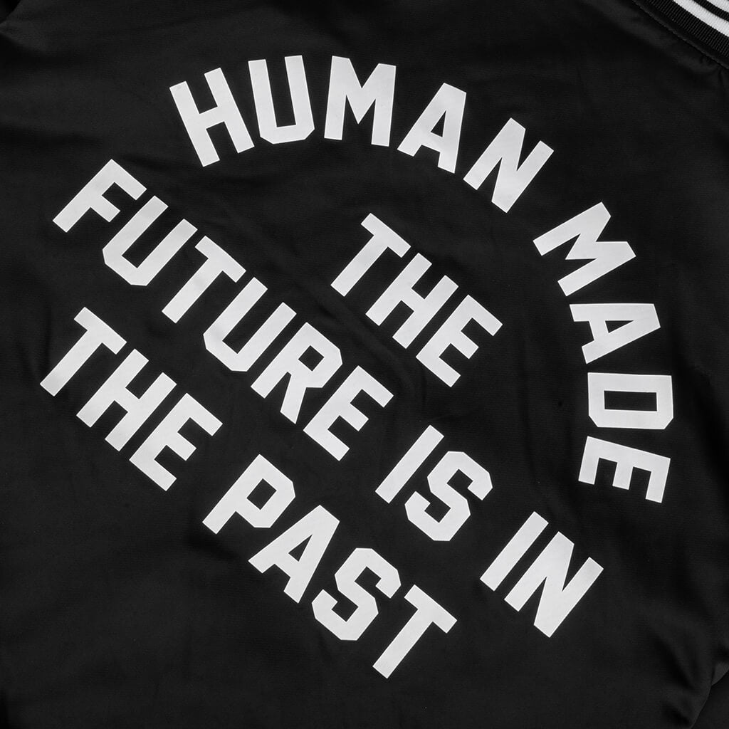 Nylon Stadium Jacket - Black
