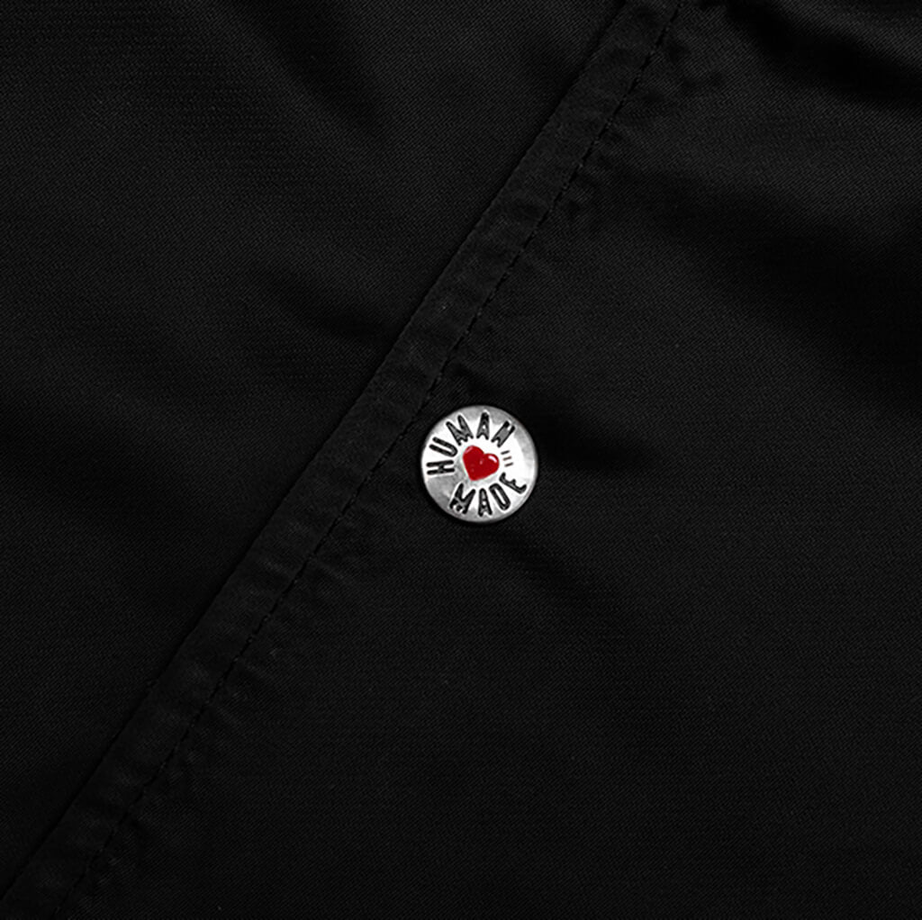 Nylon Stadium Jacket - Black