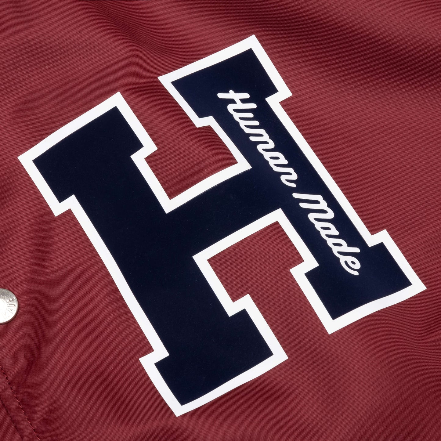 Nylon Stadium Jacket - Burgundy