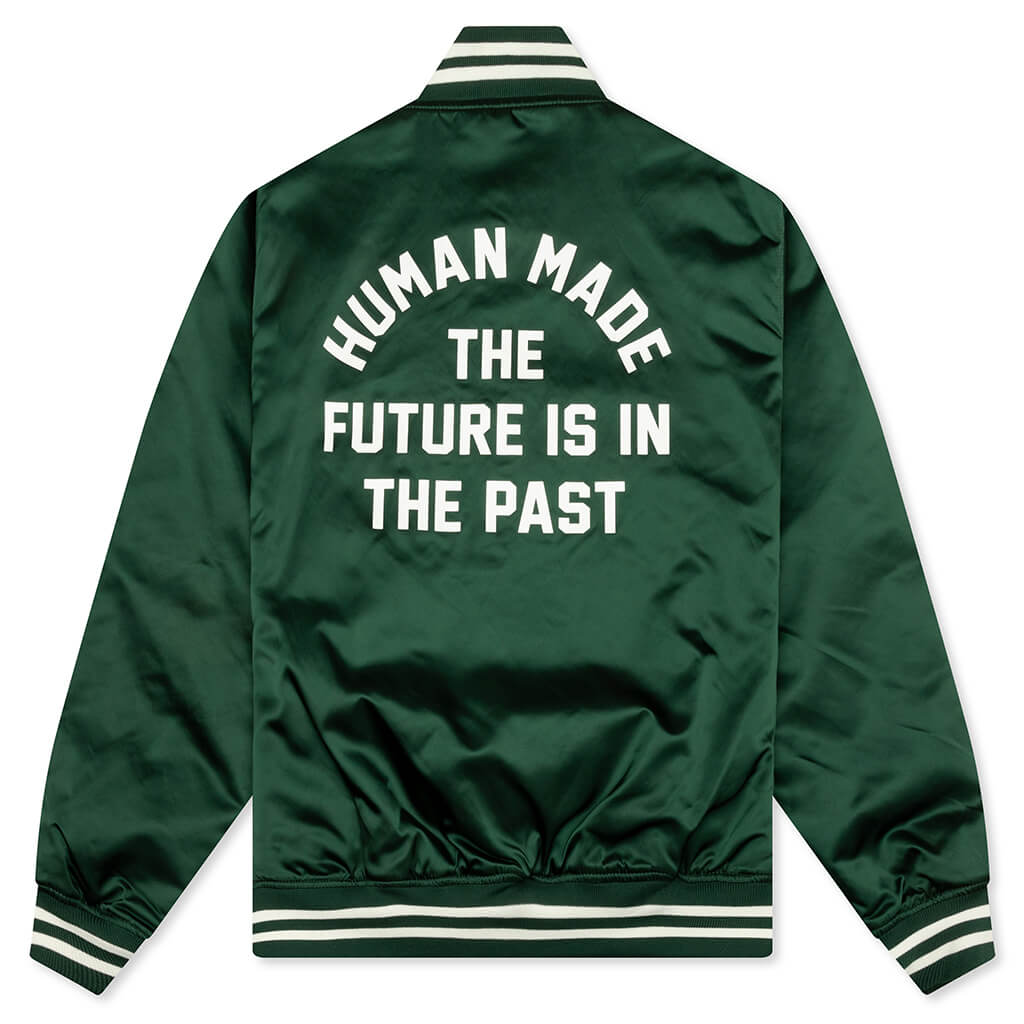 Nylon Stadium Jacket - Green