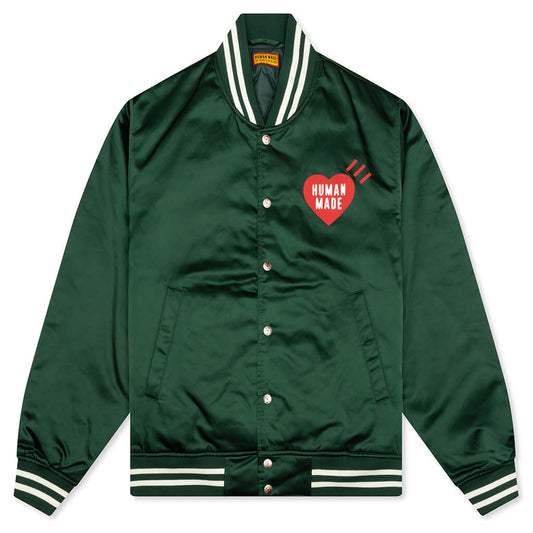 Nylon Stadium Jacket - Green