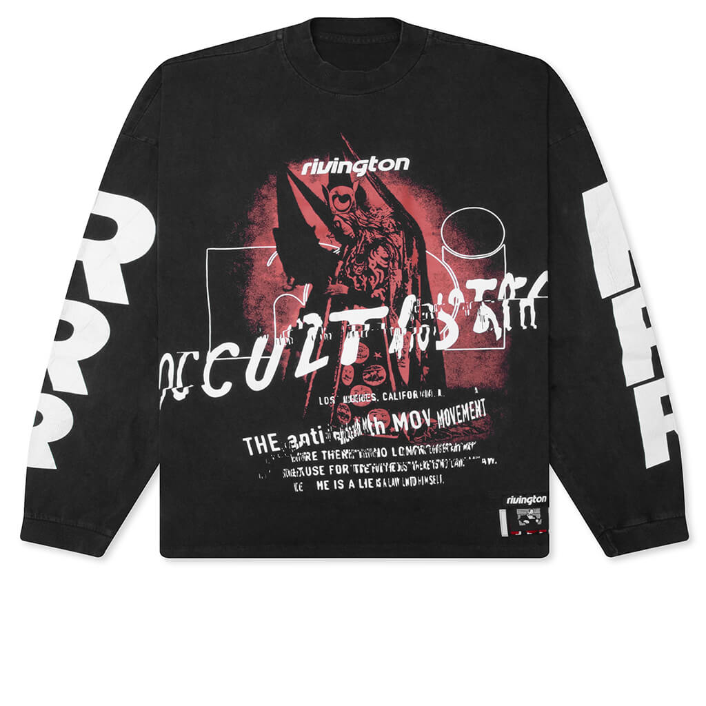 Occultista Vintage L/S Tee - Vintage Black