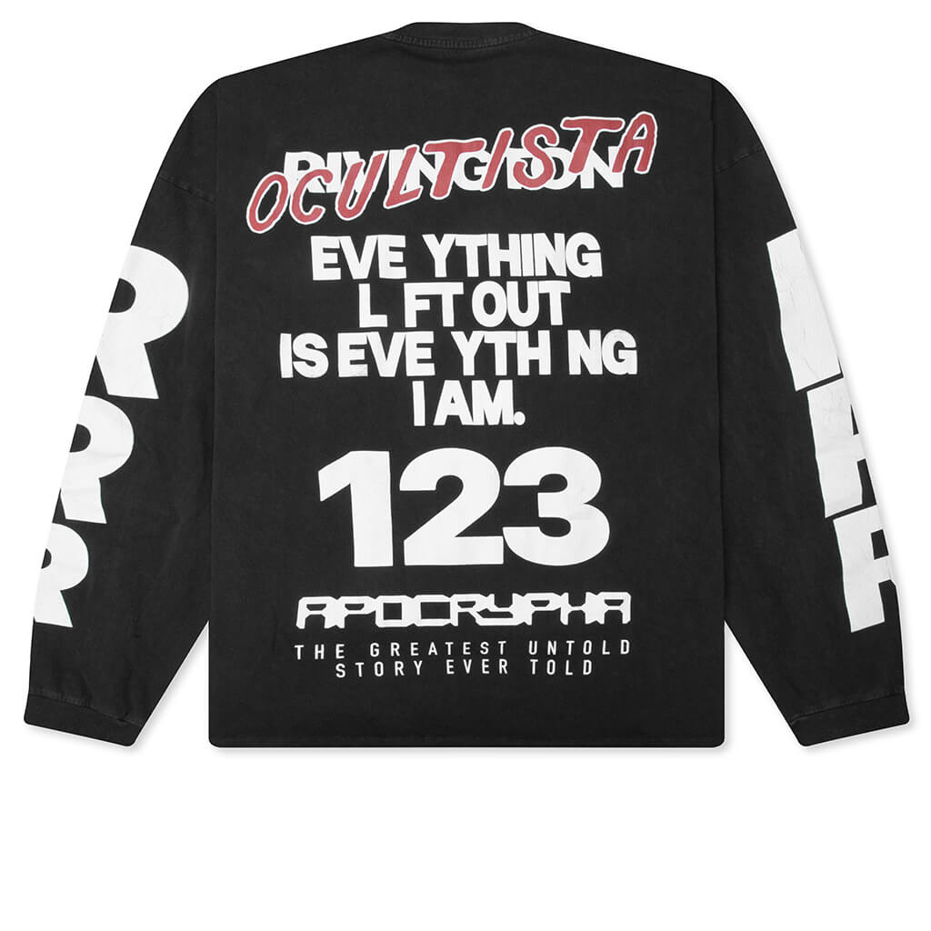 Occultista Vintage L/S Tee - Vintage Black