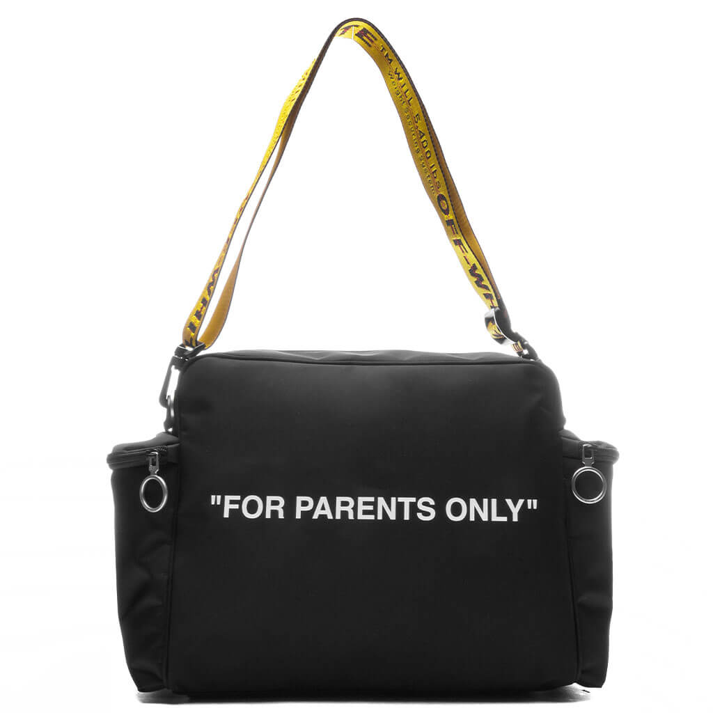 "For Parents Only" Mama Bag - Black/Yellow