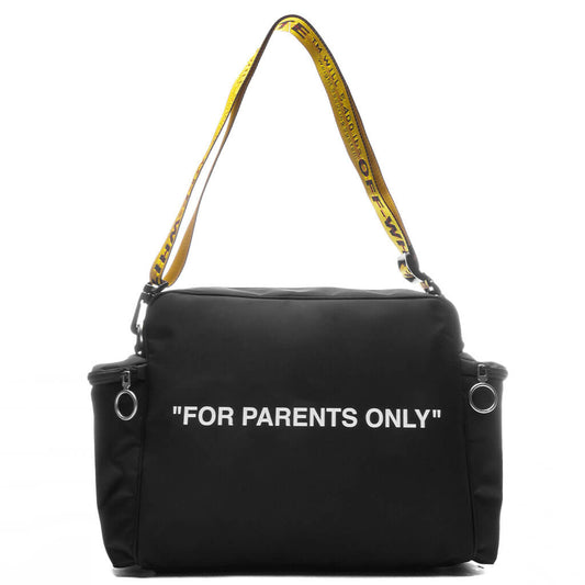 "For Parents Only" Mama Bag - Black/Yellow