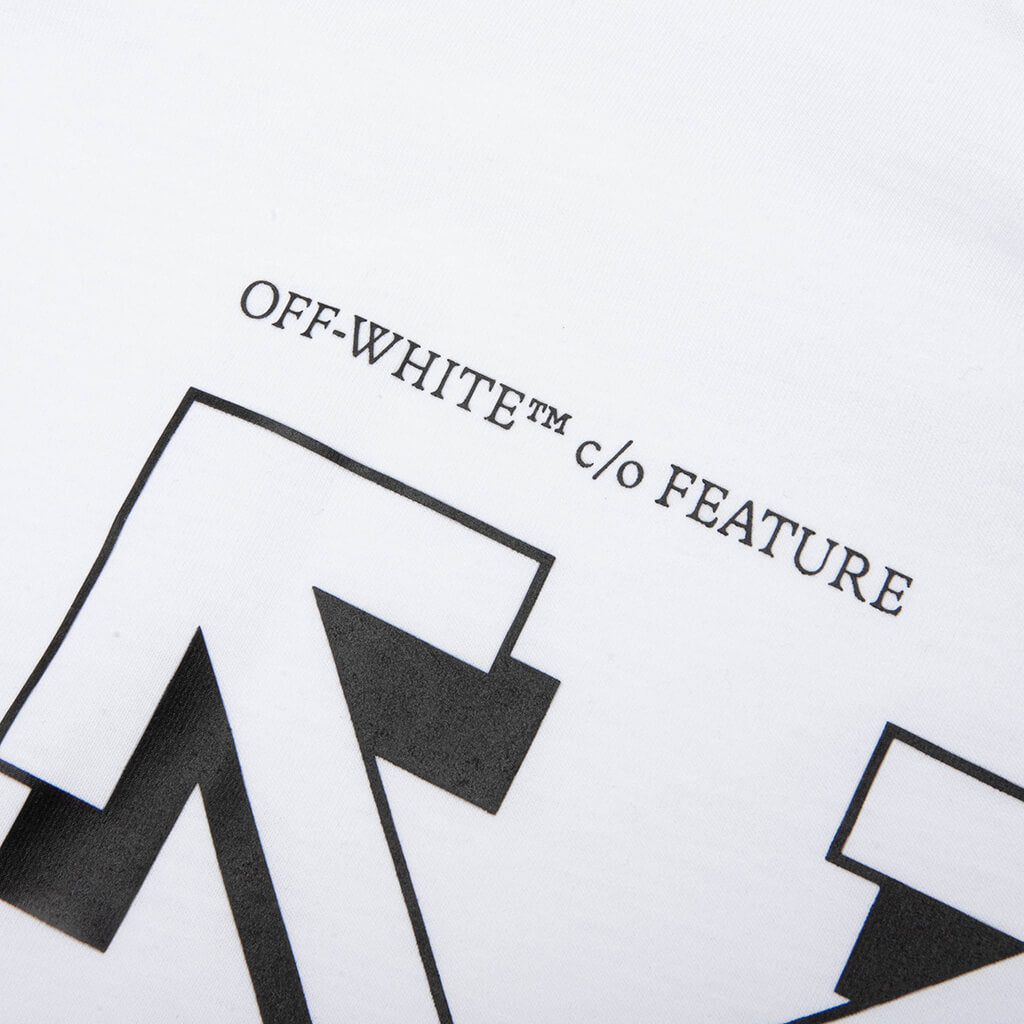 Off White x Feature Anniversary Skate S/S Tee - White