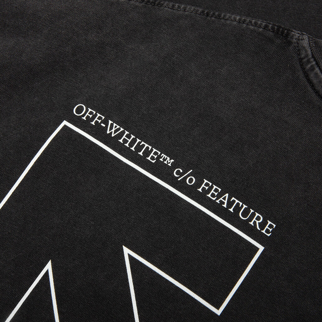 Off White x Feature Arrow Skate S/S Tee - Dark Grey