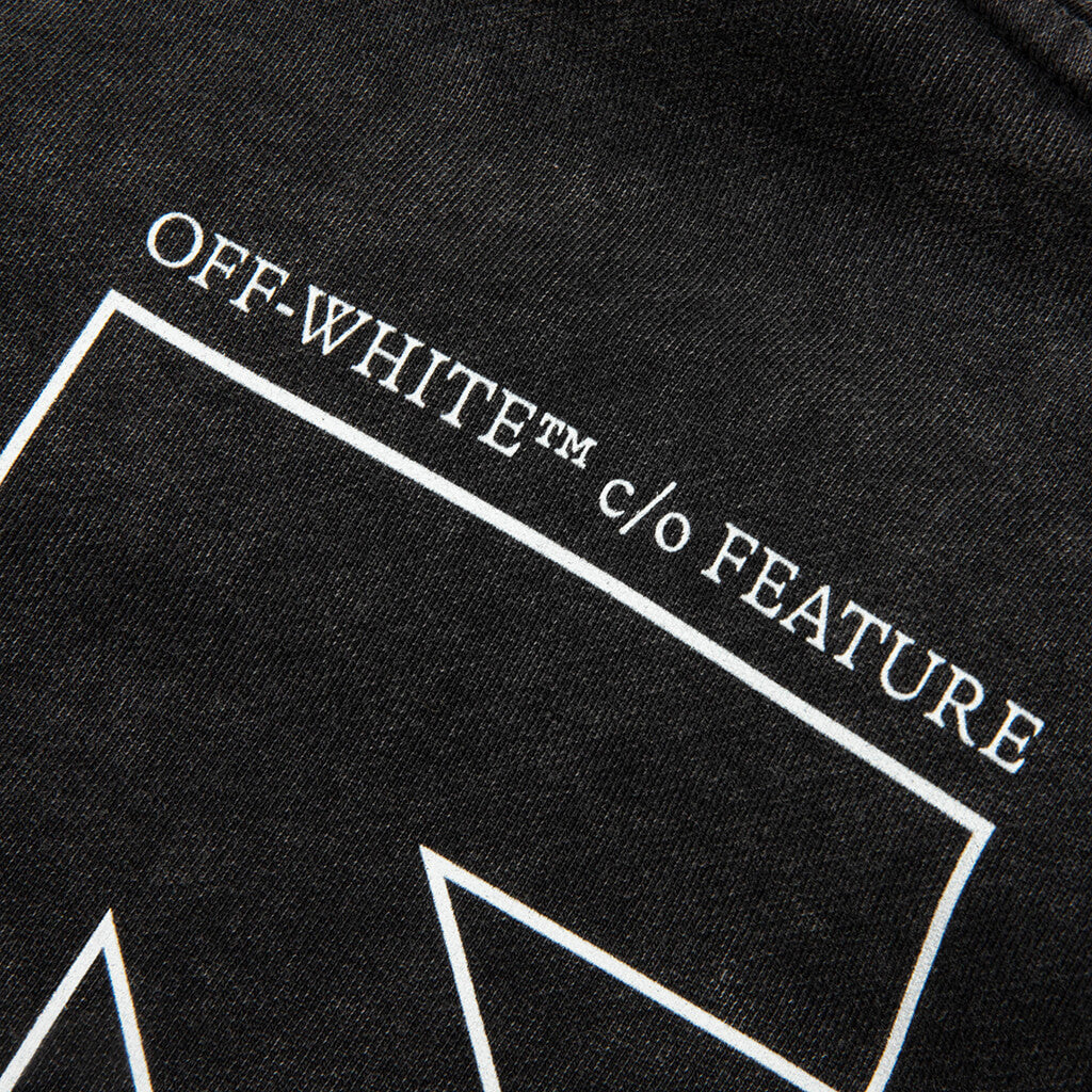 Off White x Feature Skate Hoodie - Dark Grey