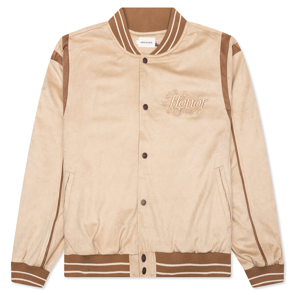 Oil Head Varsity - Tan