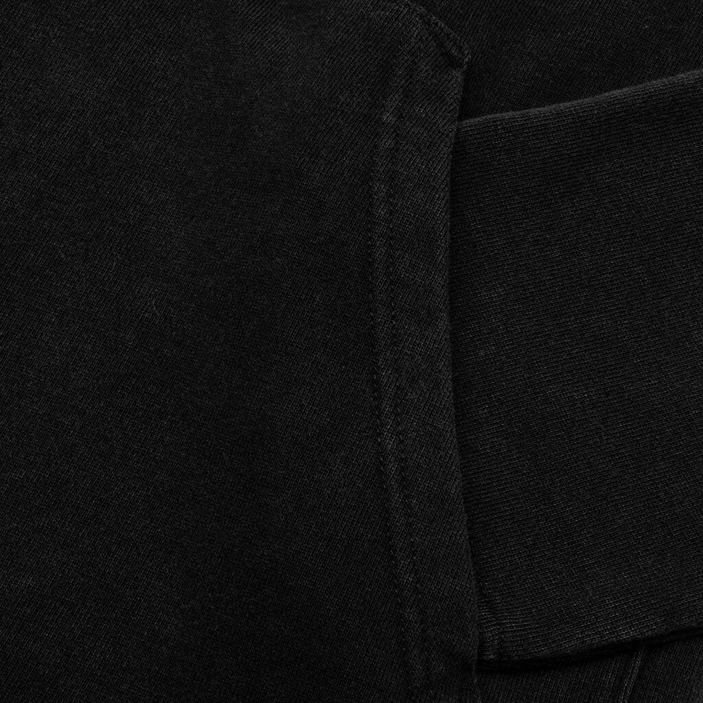 Oil Vintage Hoodie - Black