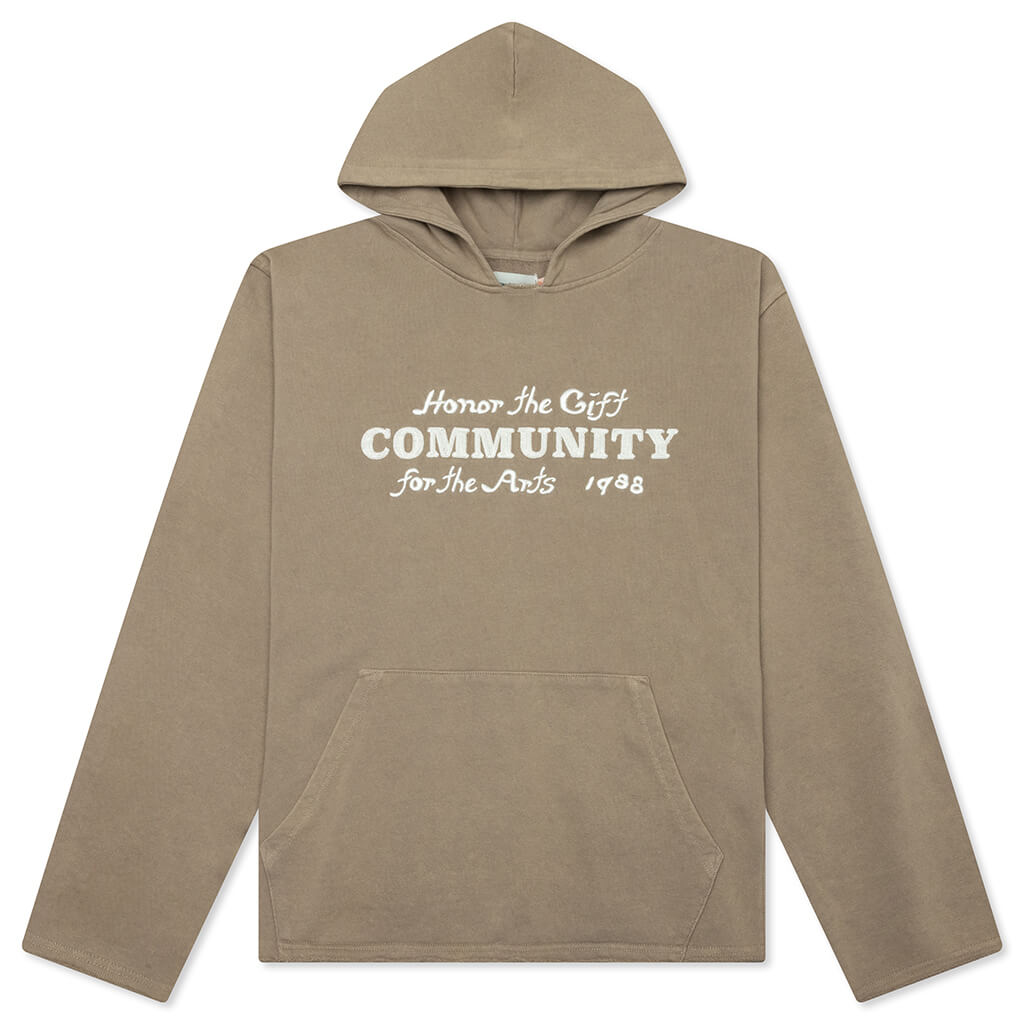Oil Vintage Hoodie - Pebble