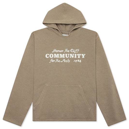 Oil Vintage Hoodie - Pebble