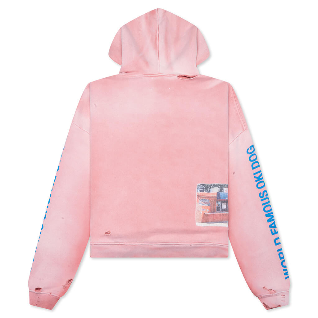 Oki Dog Hooded Sweatshirt - Pink