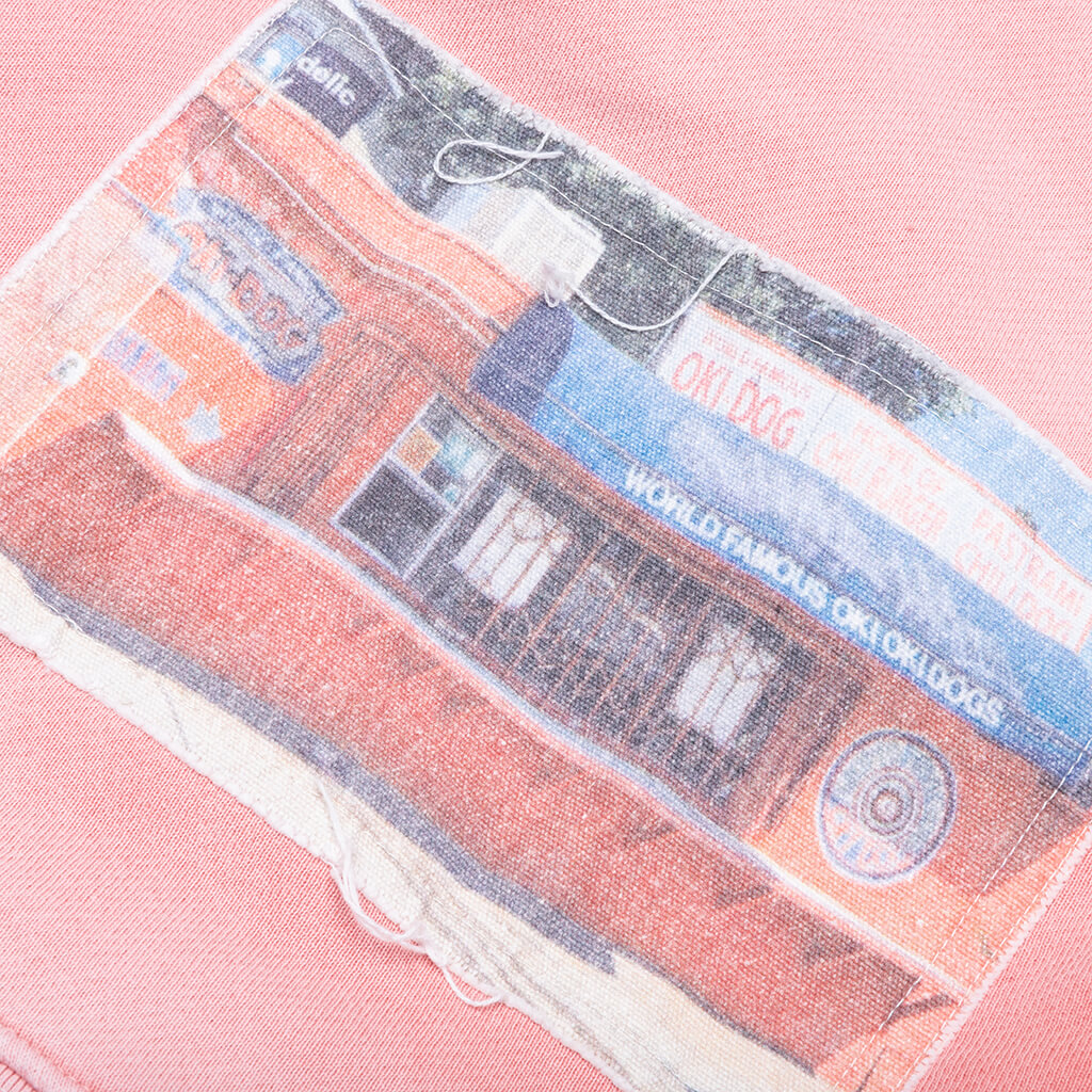 Oki Dog Hooded Sweatshirt - Pink