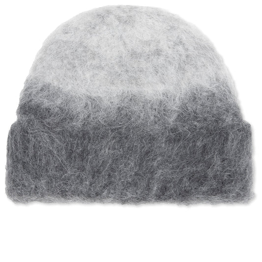 Ombre Knit Beanie - Light Grey
