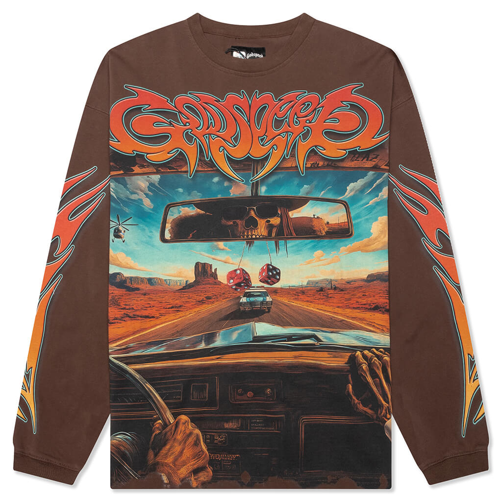 On The Run L/S Tee - Mocha