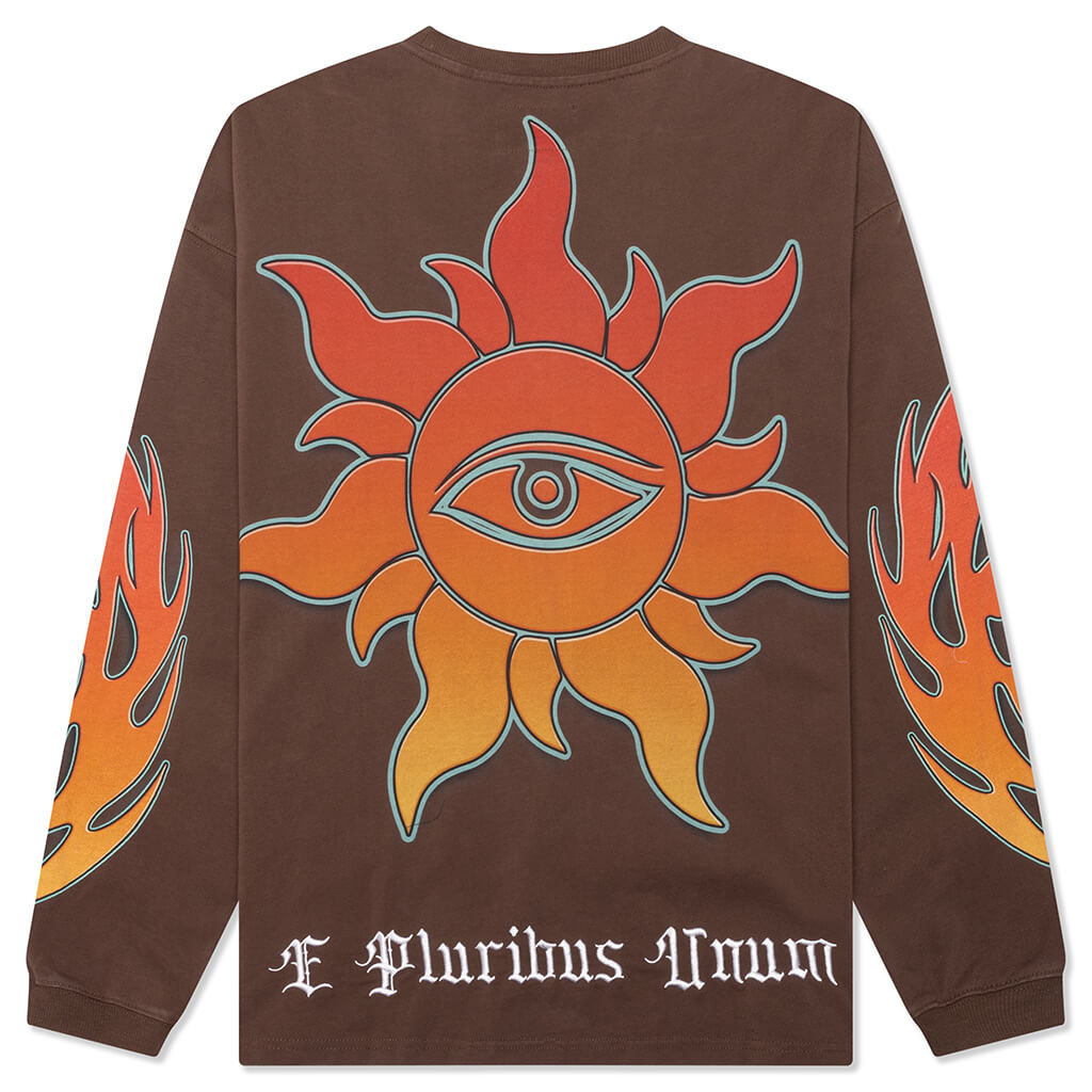 On The Run L/S Tee - Mocha
