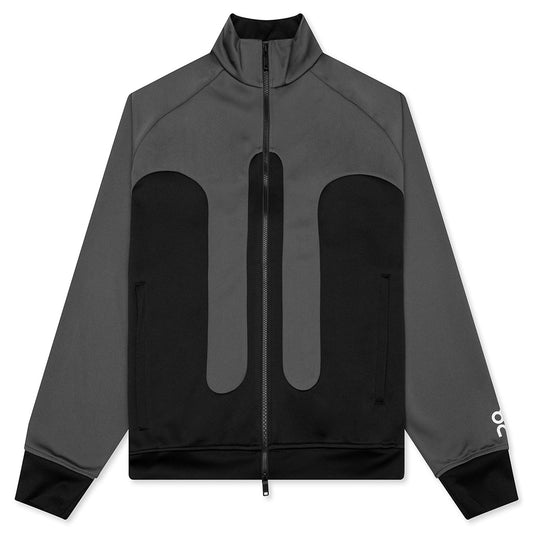 On x IKON Track Jacket - Black/Eclipse