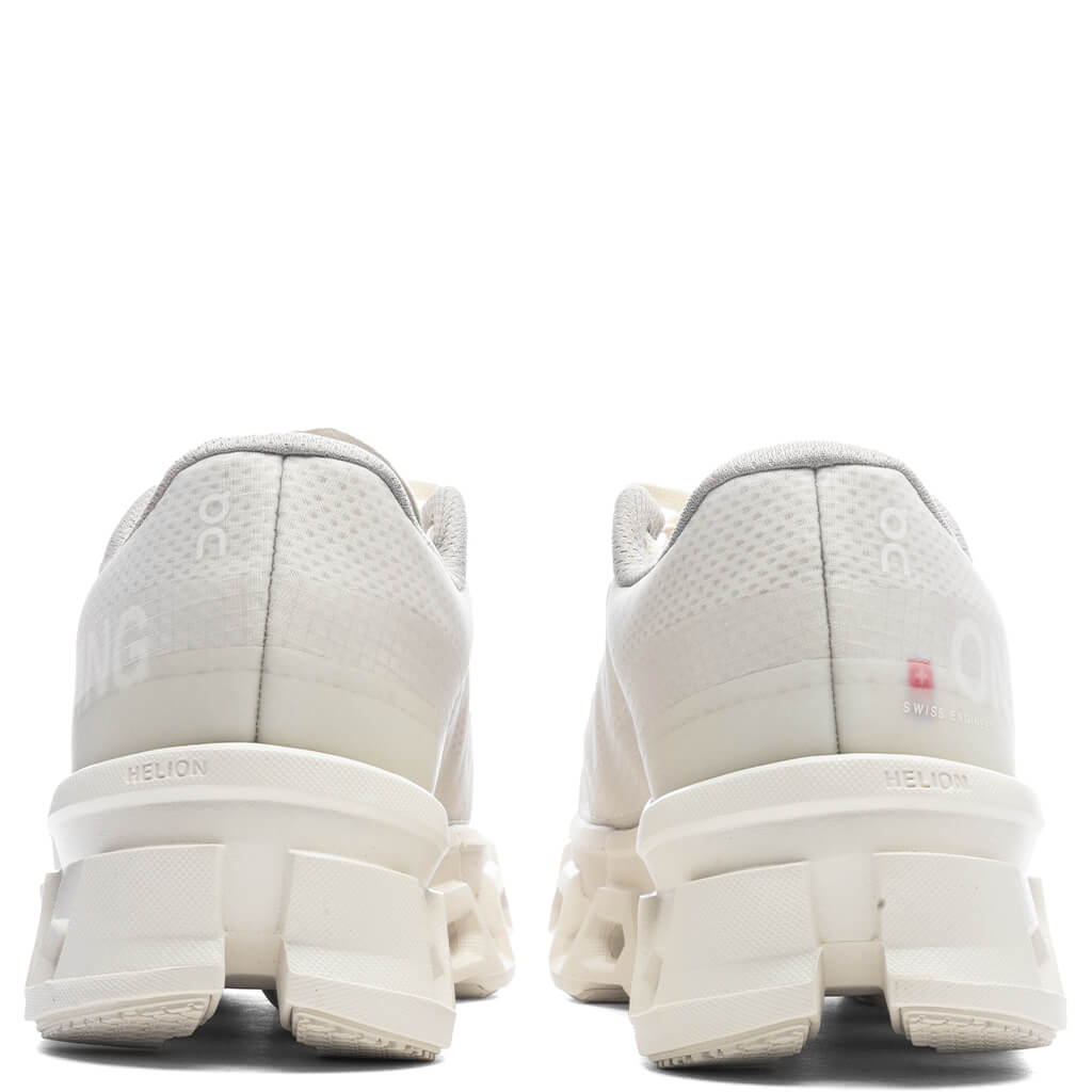 On x INVINCIBLE Women's Cloudmonster 2 'Deconstructed Perfection' - Ivory/White