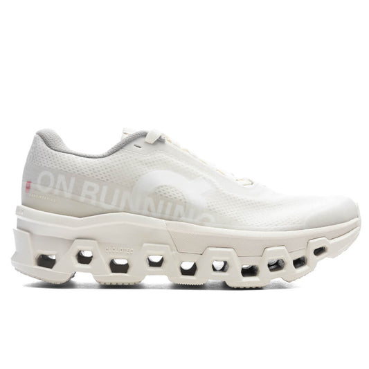 On x INVINCIBLE Women's Cloudmonster 2 'Deconstructed Perfection' - Ivory/White