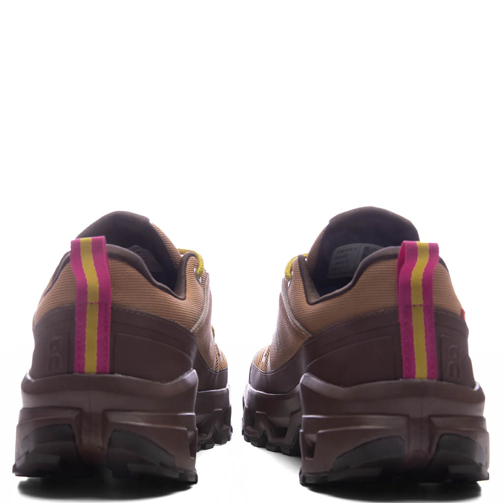 On x Sky High Farm Goods Women's Cloudrock Low WP - Sphinx/Chestnut