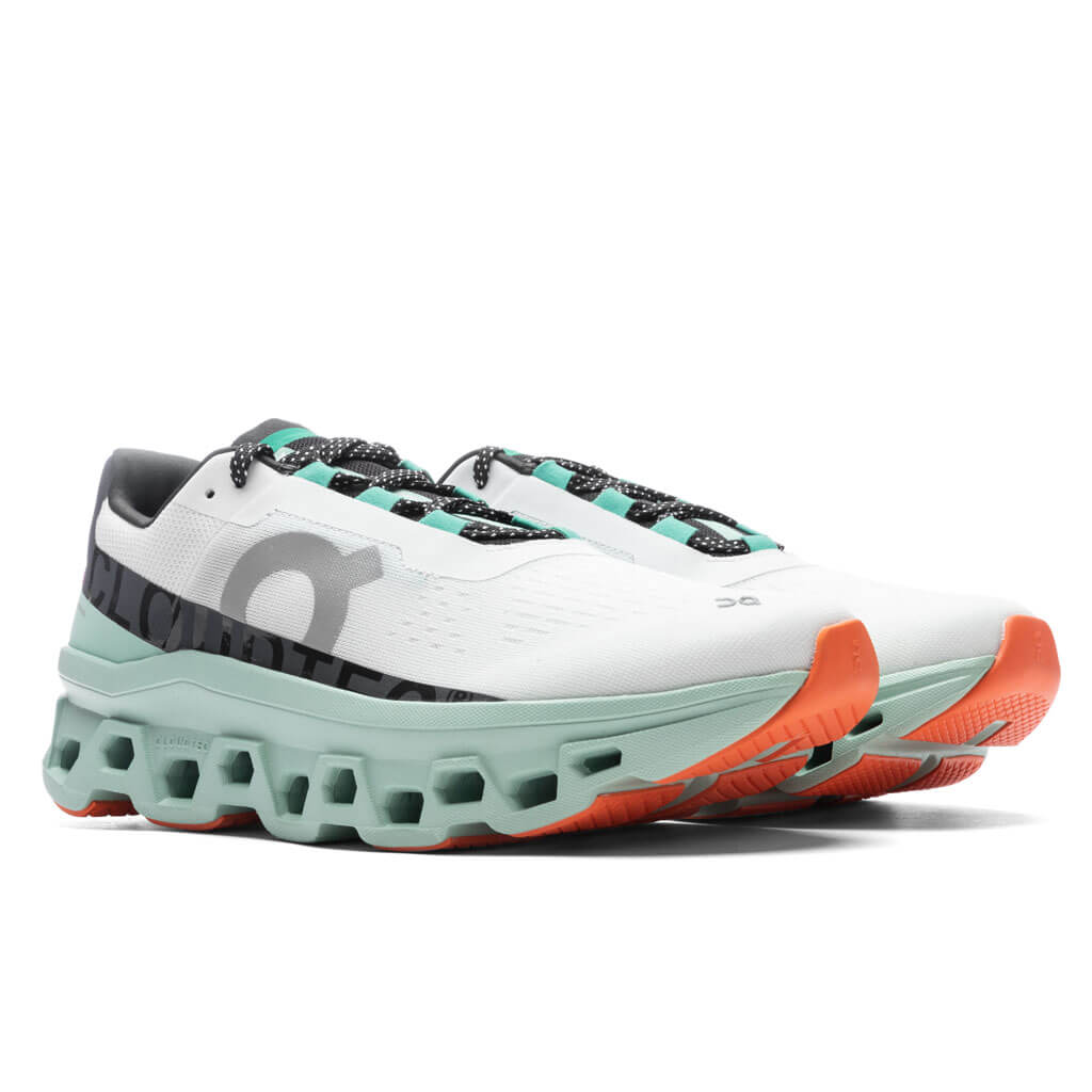 Women's Cloudmonster - Undyed-White/Creek