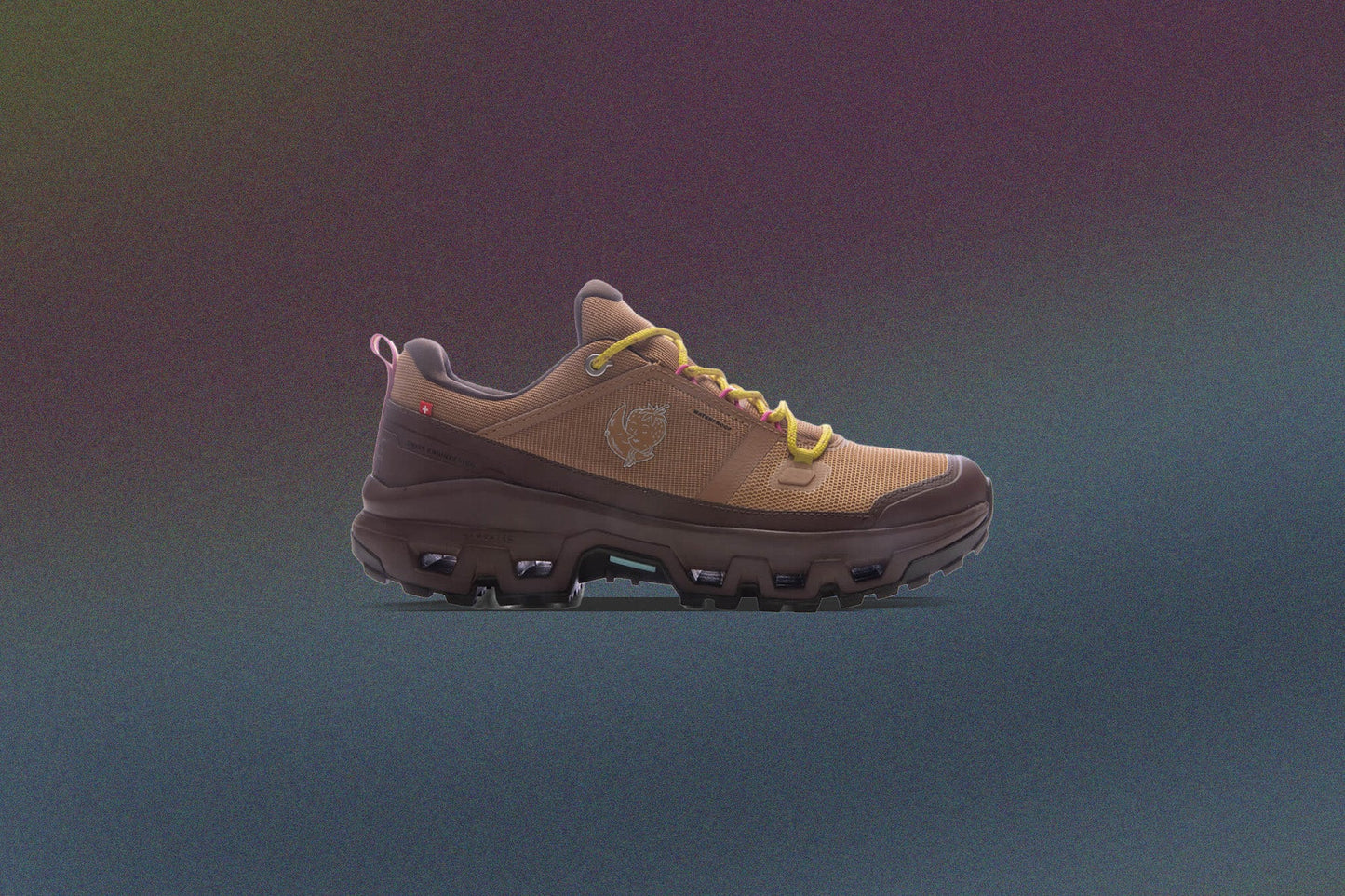 On x Sky High Farm Goods Women's Cloudrock Low WP - Sphinx/Chestnut