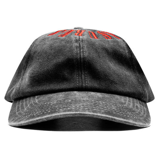Onyx Crown Washed Cap - Black/Red