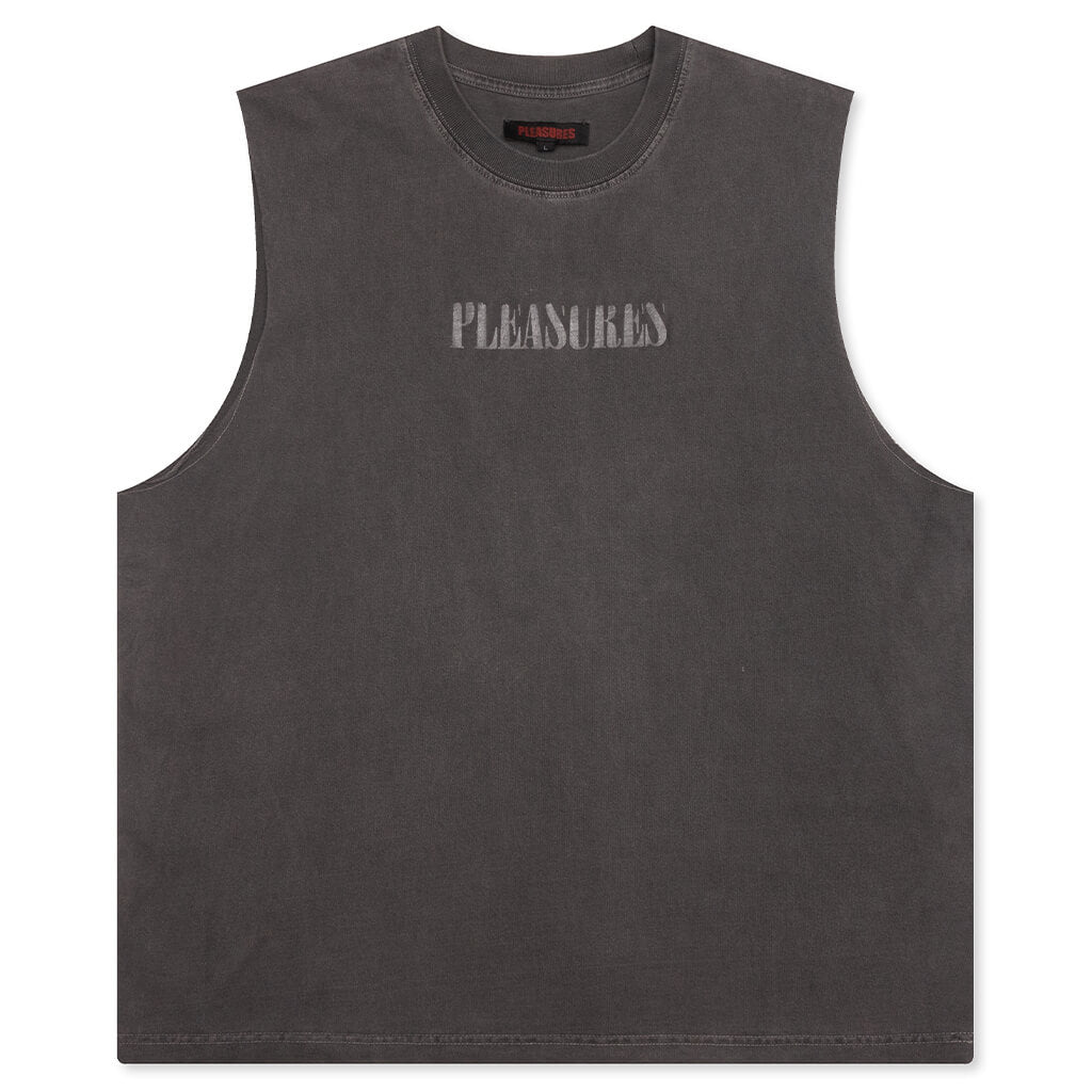 Onyx Sleeveless Shirt - Faded Black