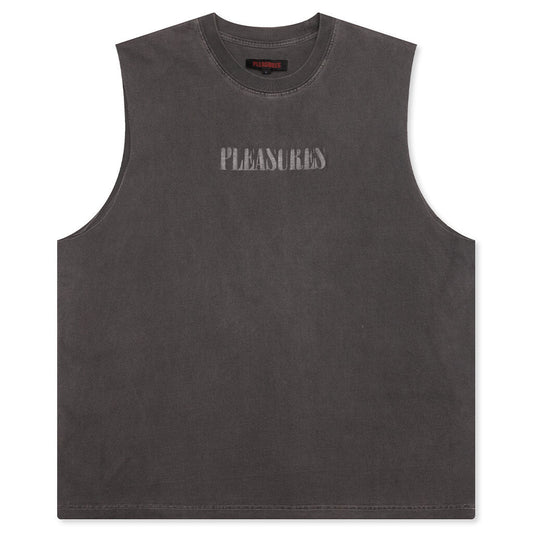 Onyx Sleeveless Shirt - Faded Black