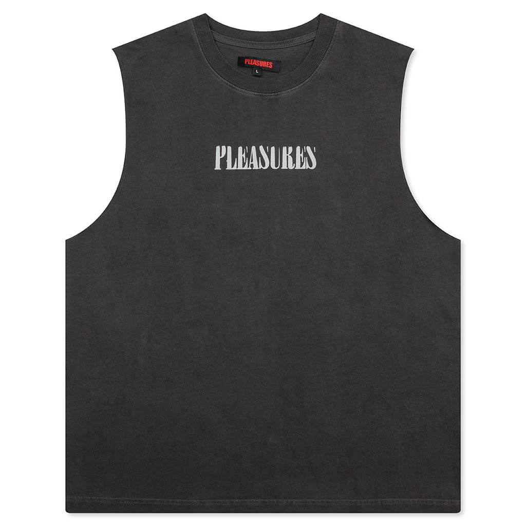 Onyx Sleeveless Shirt - Faded Black