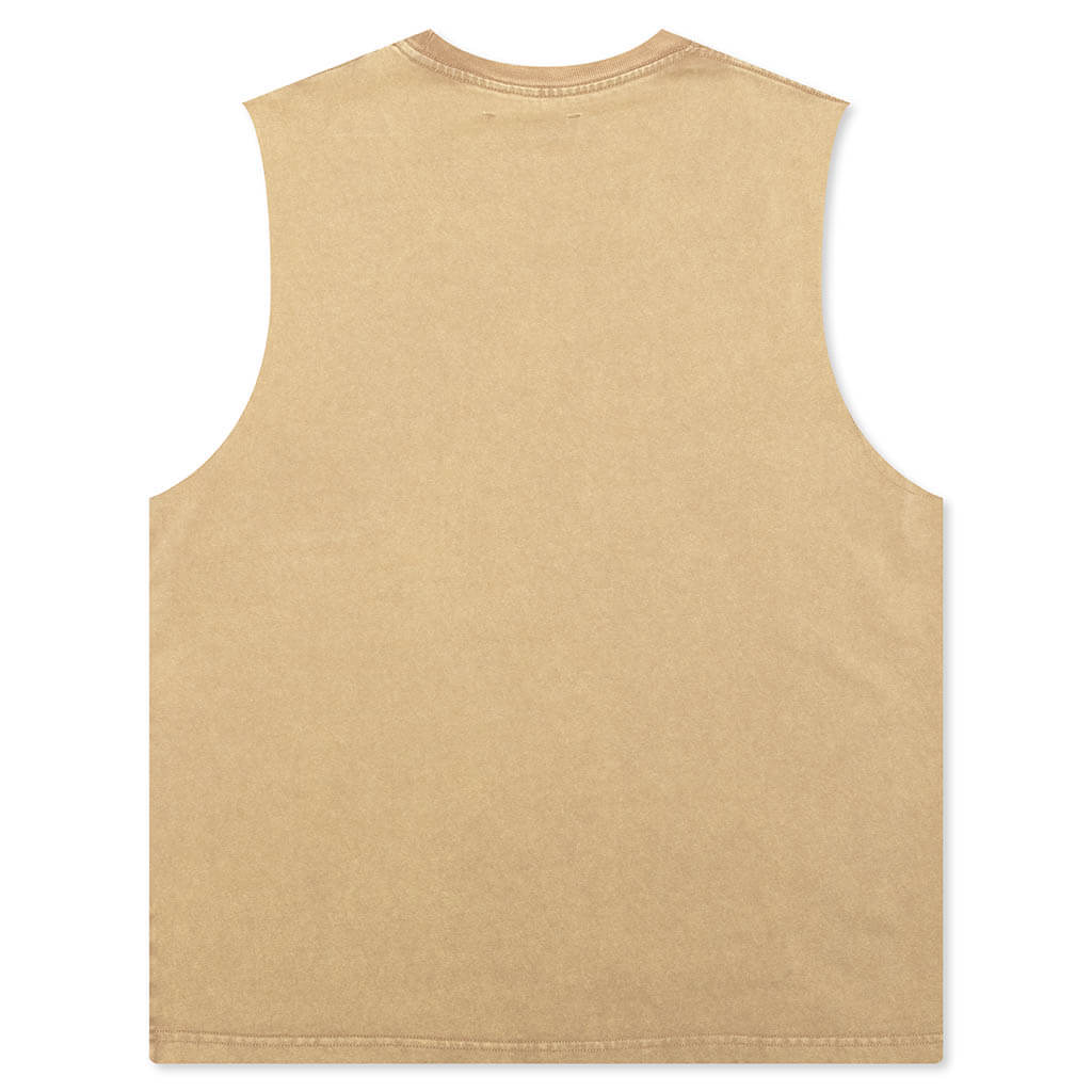 Onyx Sleeveless Shirt - Tan