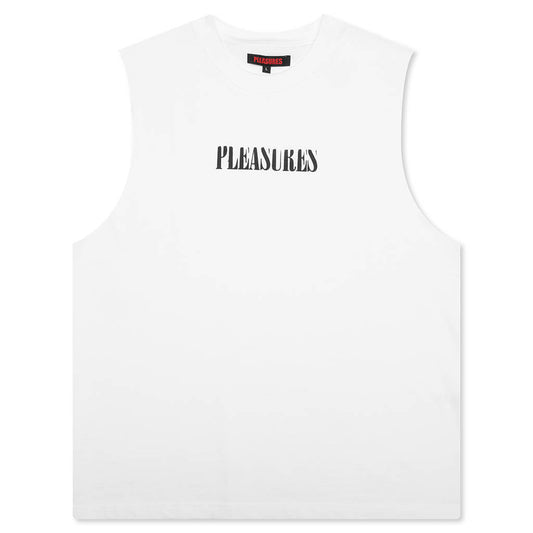 Onyx Sleeveless Shirt - White