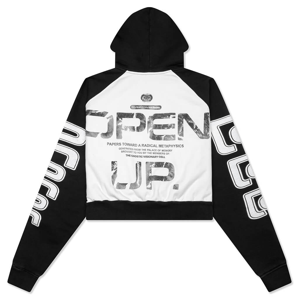 Open Up Agape Hoodie - Black/Heather