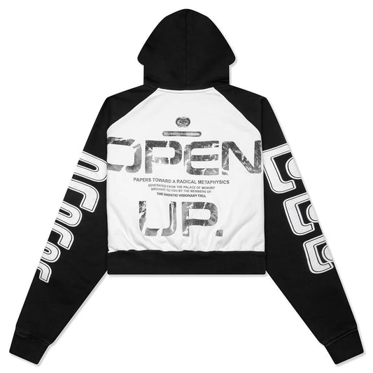 Open Up Agape Hoodie - Black/Heather