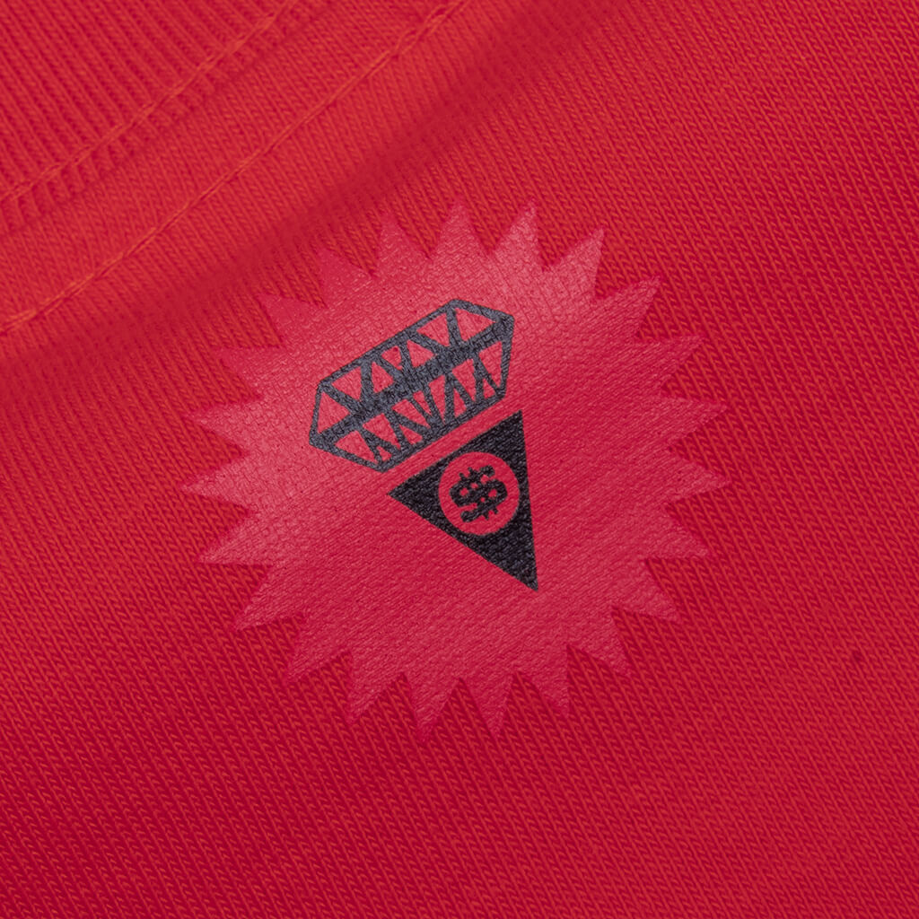 Origami S/S Tee - Fiery Red