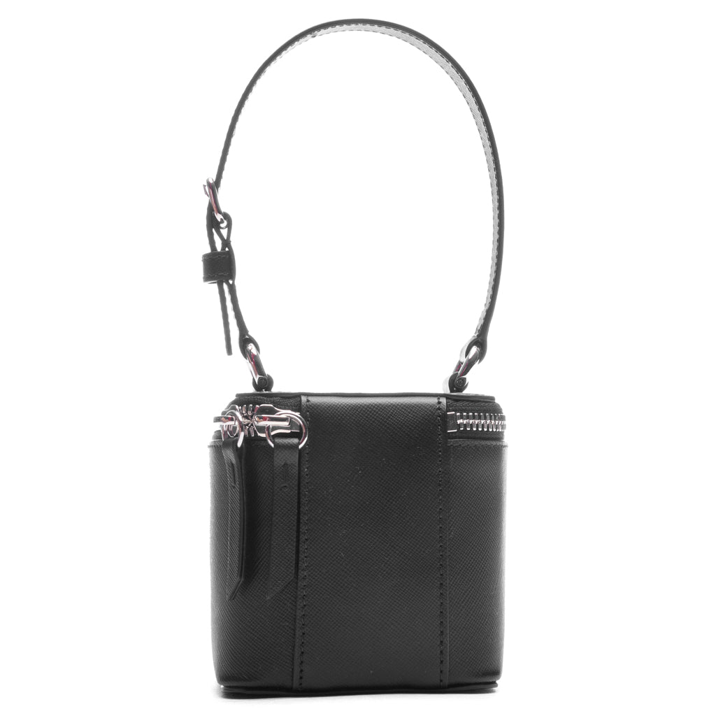Micro Cube Hand Bag- Black