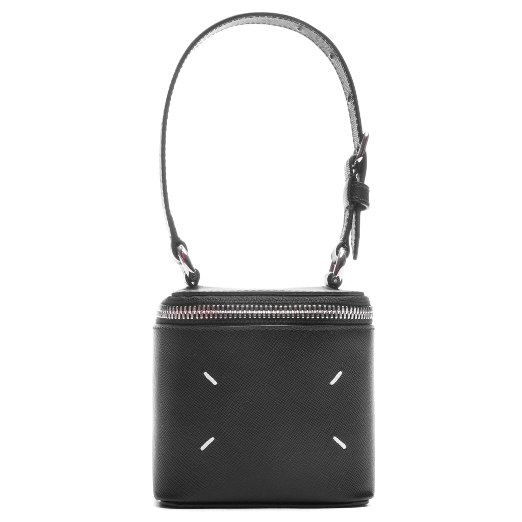 Micro Cube Hand Bag- Black