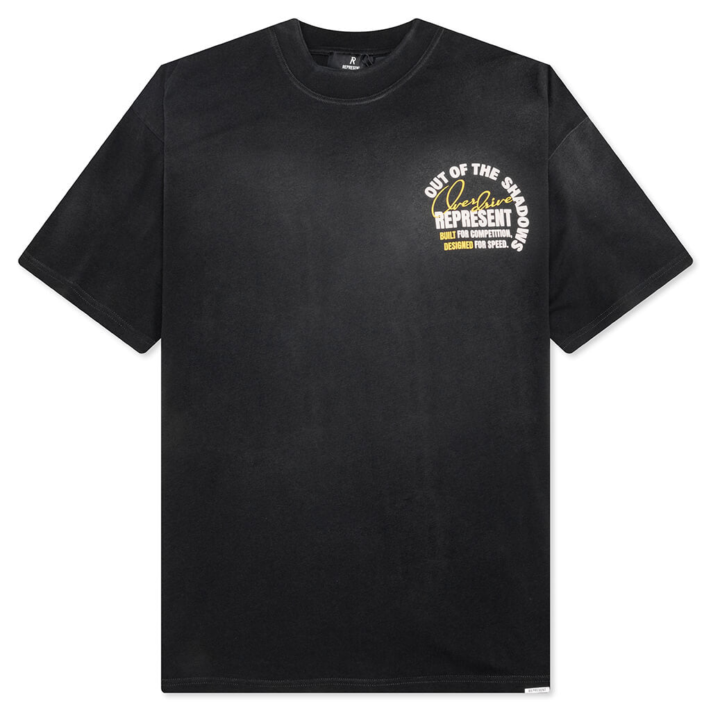 Out Of The Shadows T-Shirt - Stained Black