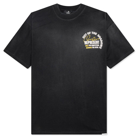 Out Of The Shadows T-Shirt - Stained Black