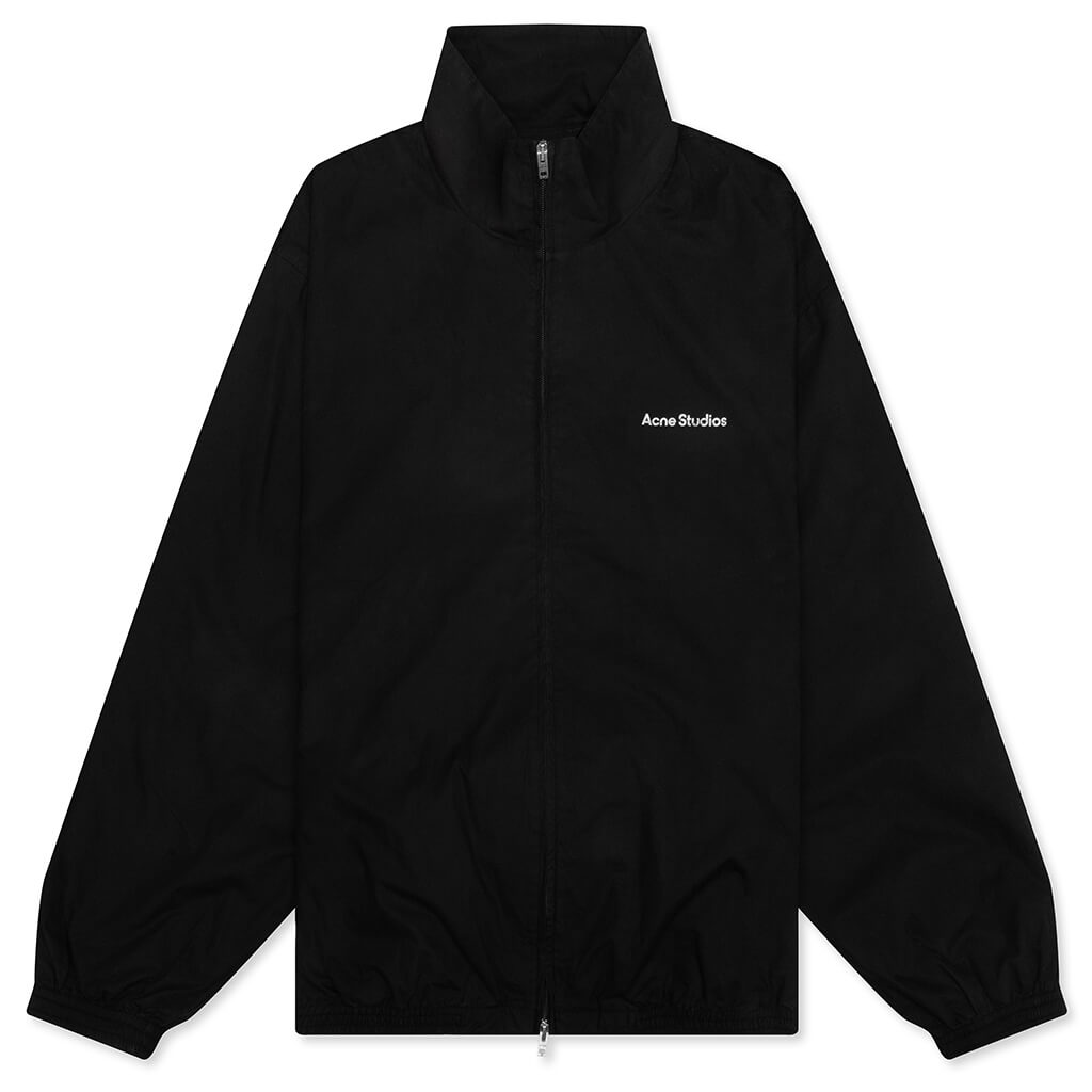 Logo Zipper Jacket - Black