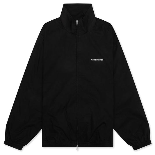 Logo Zipper Jacket - Black
