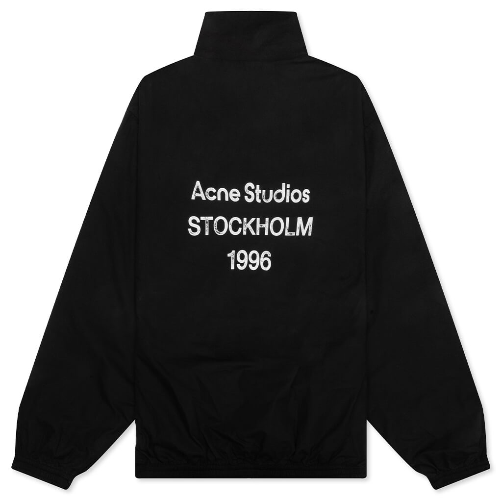 Logo Zipper Jacket - Black