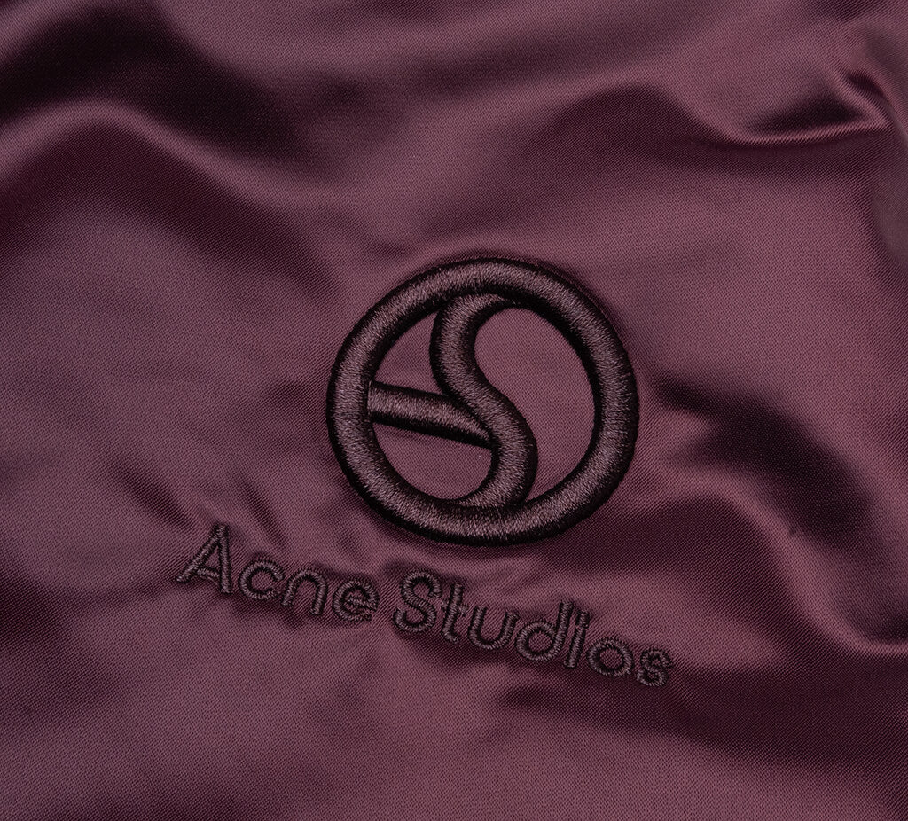 Technical Bomber Jacket - Burgundy