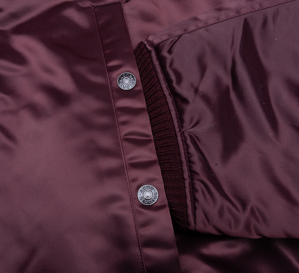 Technical Bomber Jacket - Burgundy